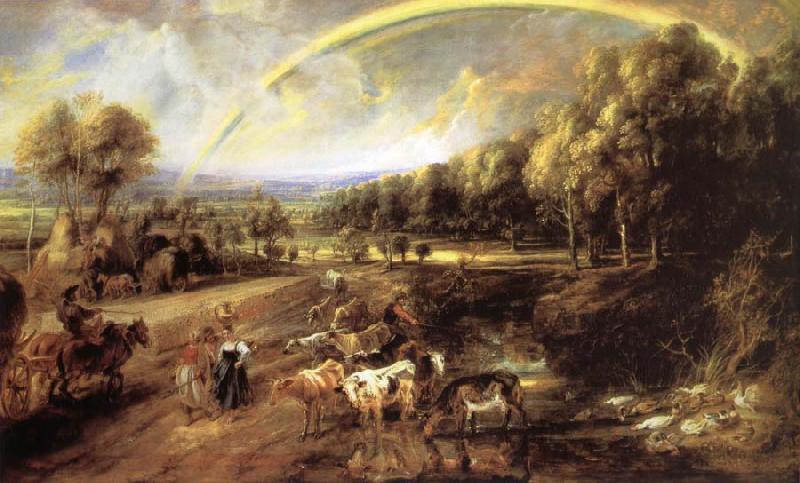 Peter Paul Rubens Landscape with Rainbow Germany oil painting art